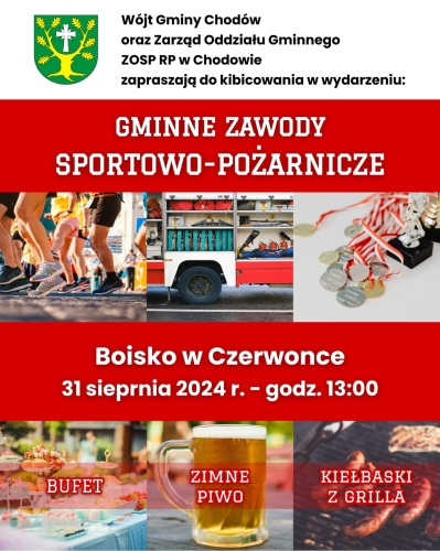 Strażacka rywalizacja w Czerwonce! Nie przegap gminnych zawodów sportowo-pożarniczych