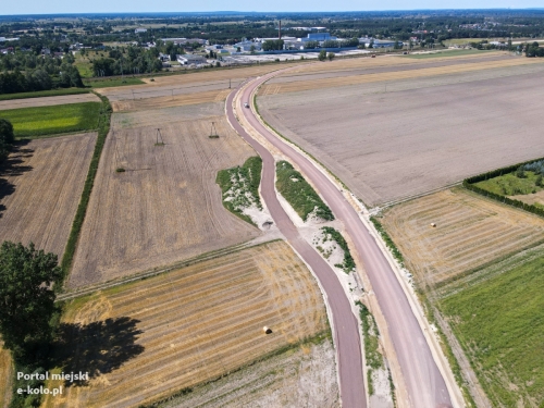 Budowa Północnej Obwodnicy Miasta Koła – sprawdzamy postępy prac [FOTO]