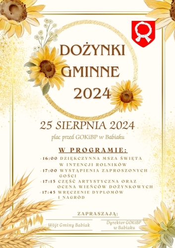 Dożynki Gminne 2024 w Babiaku 