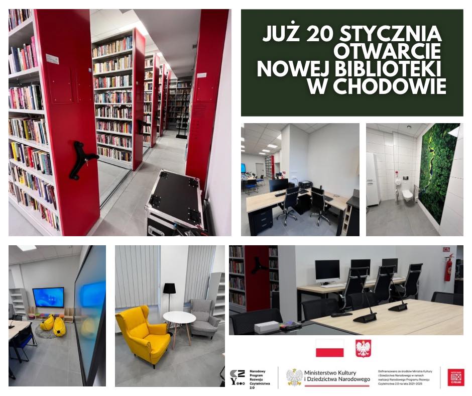 Wielkie otwarcie nowej Biblioteki Publicznej w Chodowie