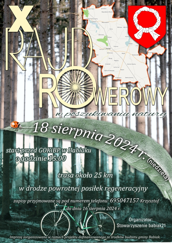 Rajd rowerowy w Babiaku już 18 sierpnia!