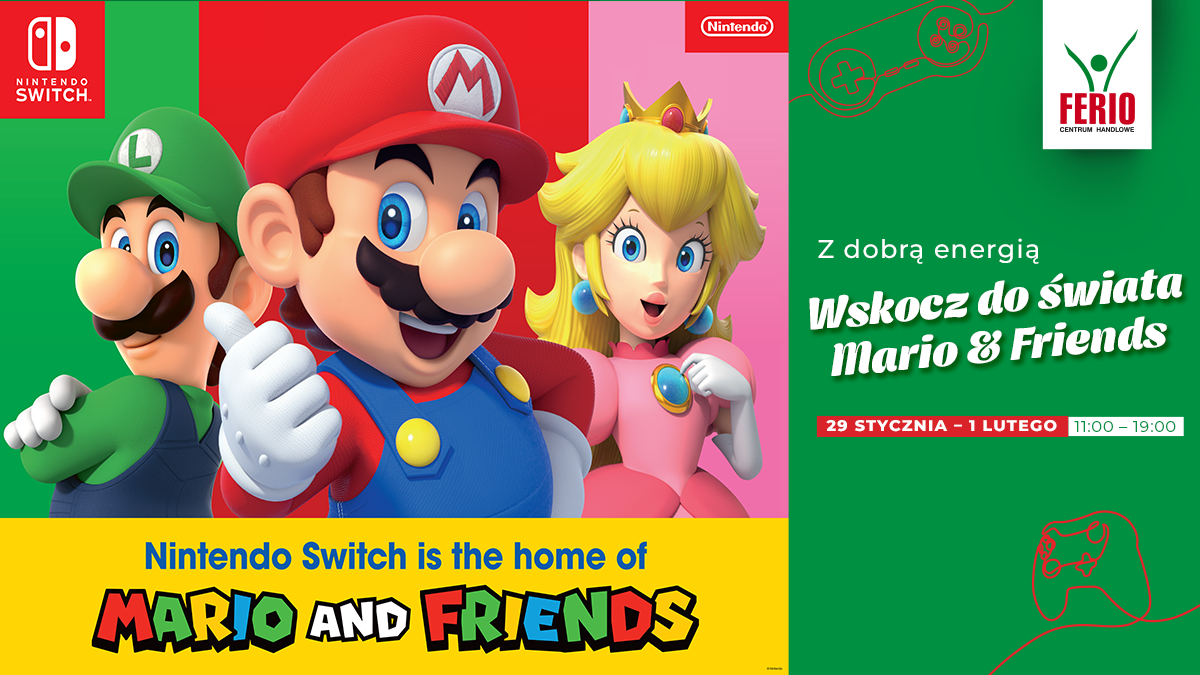 Wskocz do świata Mario Friends w Ferio Konin!