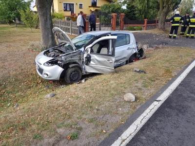 Straciła panowanie nad pojazdem i wylądowała w rowie