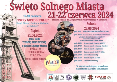 Święto Solnego Miasta 2024 w Kłodawie - sport, muzyka i historia