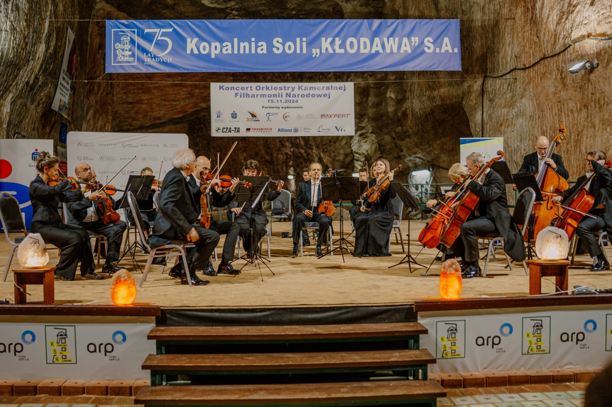 Koncert 600 metrów pod ziemią - muzyczne święto w Kłodawskiej Kopalni [FOTO]