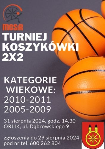 Letnie turnieje koszykówki 2x2 i siatkówki plażowej w Kole