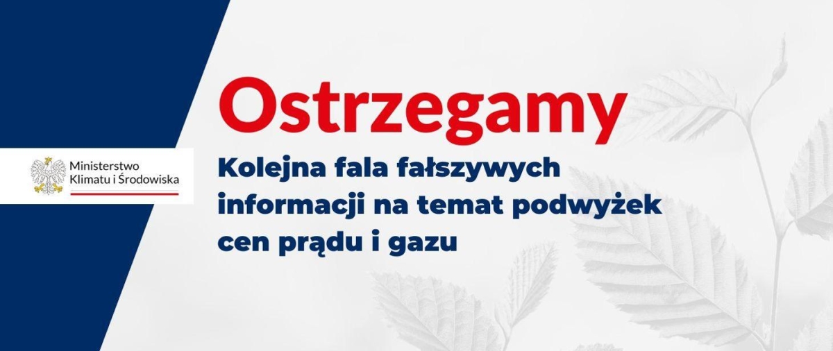 Ostrzeżenie: Nie daj się oszukać! Ministerstwo Klimatu i Środowiska ostrzega przed fałszywymi ofertami oszczędzania na energii