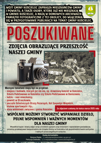 Gmina Kościelec poszukuje starych fotografii !