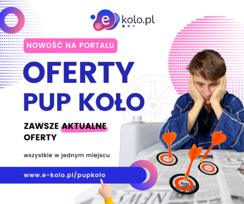 Nowy serwis tematyczny na portalu e-kolo.pl: zawsze aktualne oferty pracy PUP