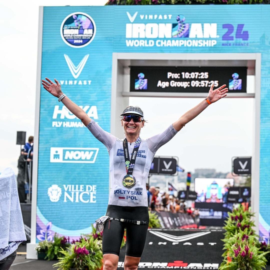 Joanna Sołtysiak Mistrzynią Świata IRONMAN w Nicei