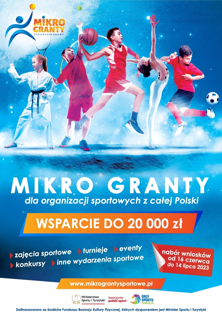 Duże wsparcie dla małych projektów sportowych - rusza Program Mikro Granty 