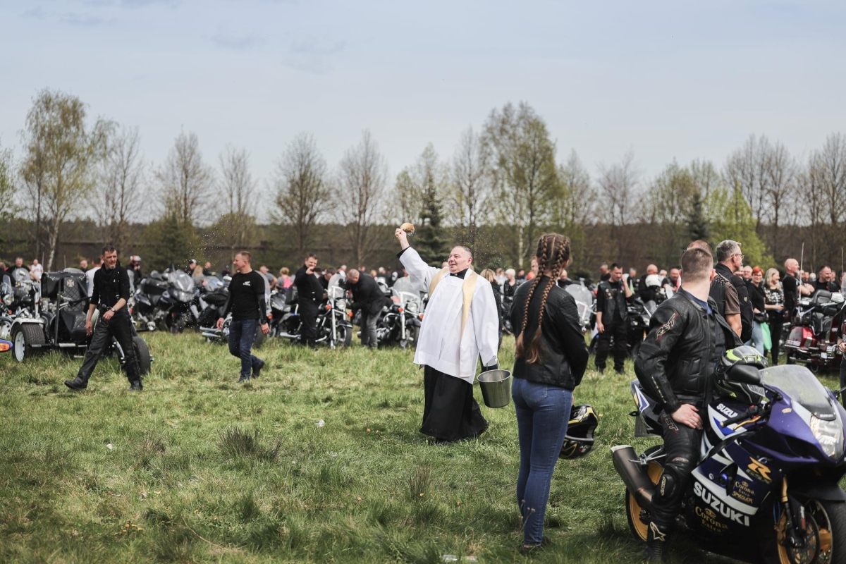 Rozpoczęcie sezonu motocyklowego w Licheniu