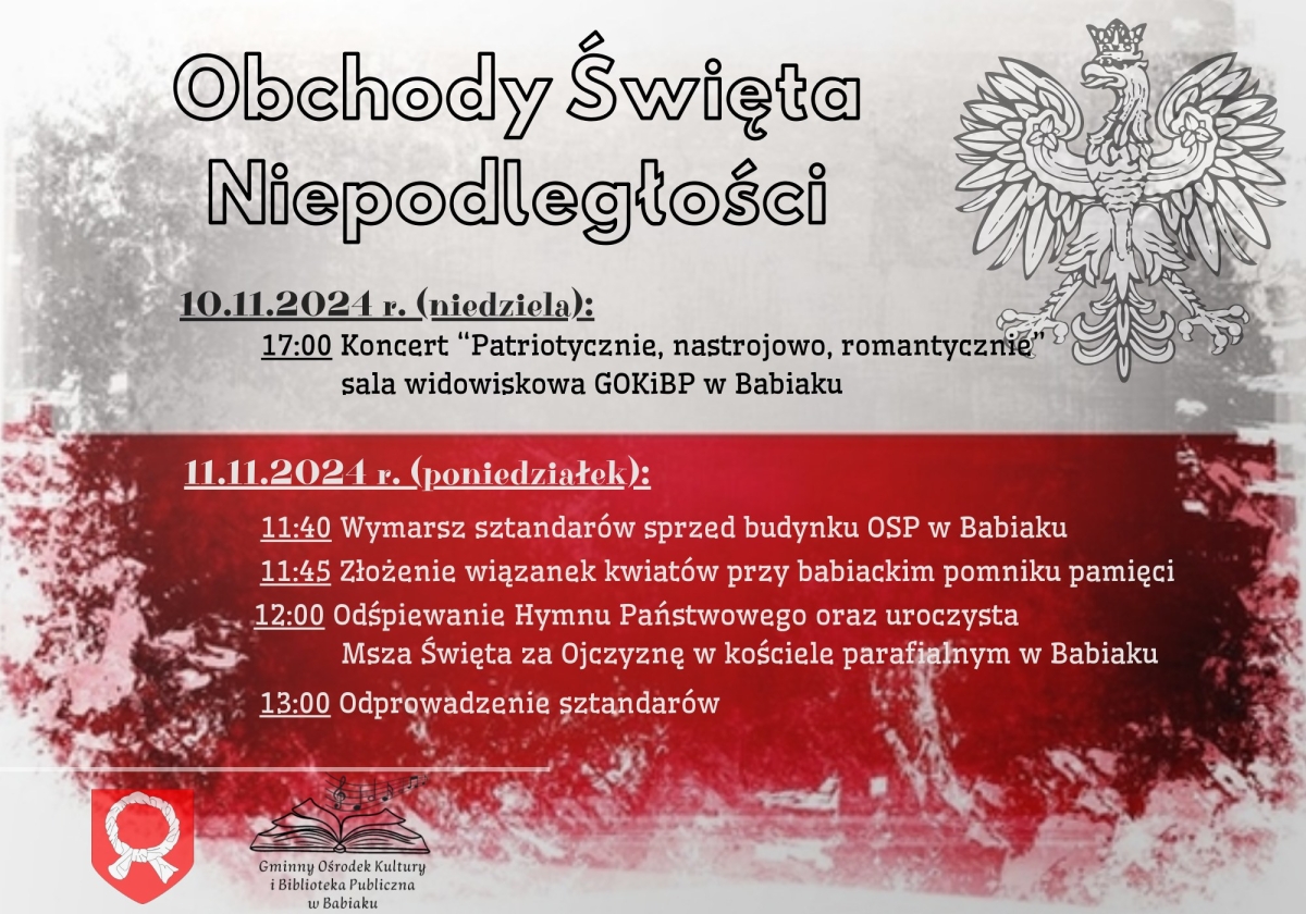 Obchody Narodowego Święta Niepodległości w Babiaku