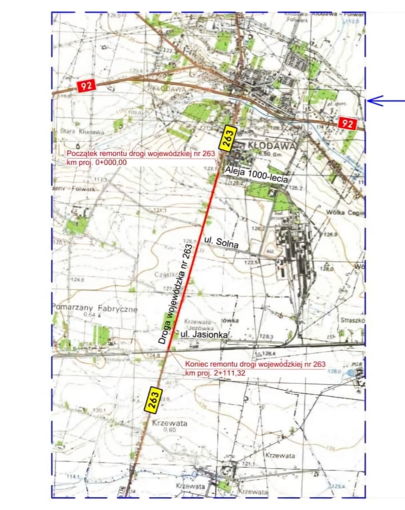 Podpisano umowę na dokumentację projektową budowy chodnika przy drodze nr 263