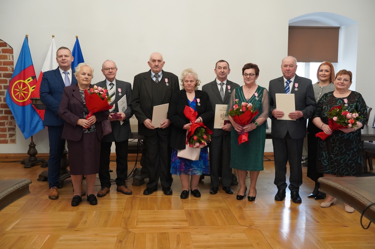 Jubileusz długoletniego pożycia małżeńskiego w kolskim ratuszu