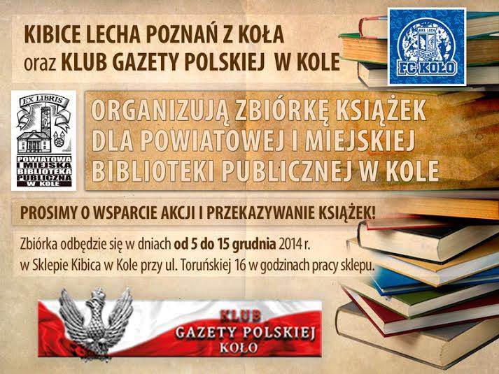 Kibice zbierają używane książki