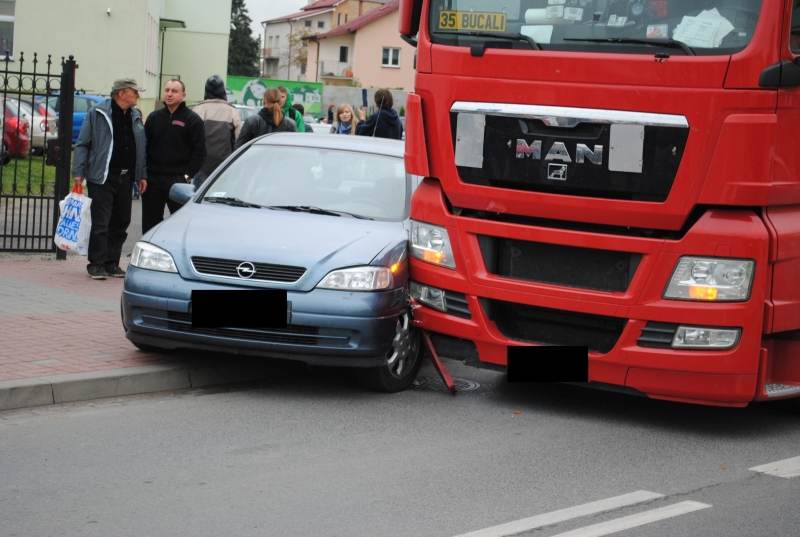 Kolizja przy Liceum