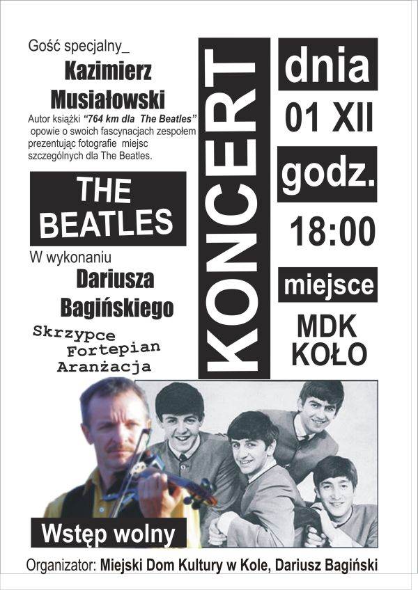 Koncert muzyki The Beatles