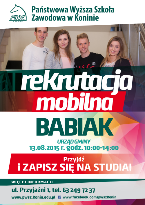 Mobilna rekrutacja na studia w PWSZ w Koninie