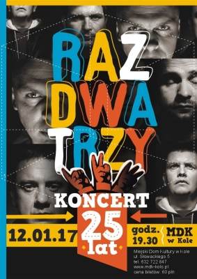 Koncert Raz Dwa Trzy w MDKu