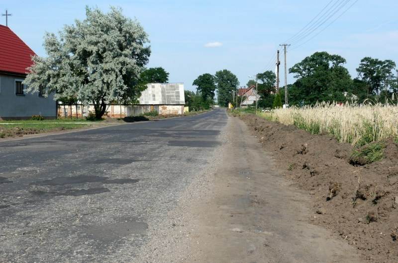 Remont drogi w gminie Kościelec