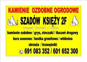 kamienie ozdobne, grys, otoczaki, głazy
