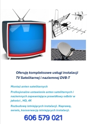 Serwis anten i instalacji TV