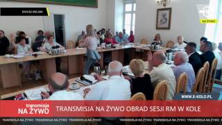 Transmisja na żywo Sesji Rady Miasta Koła - maj 2016